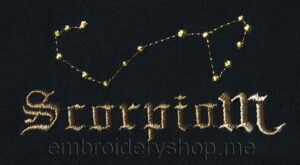 Inscription "Scorpio"_ins0005