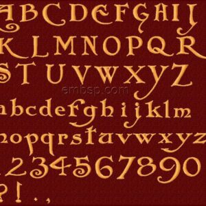 Arlekino M english font 25 mm