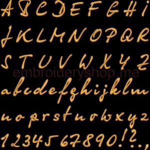 English font_f0003_20 mm