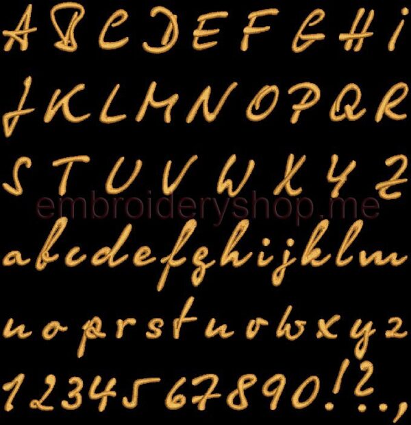 English font_f0003_20 mm