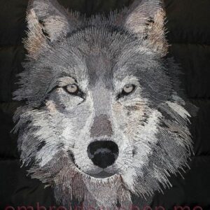 Machine embroidery design Wolf wlf0006