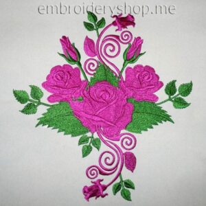 Pattern with Roses abs0016