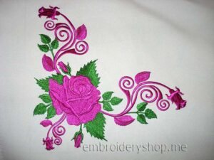 Pattern with Roses abs0017