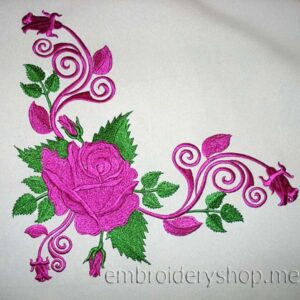 Pattern with Roses abs0017