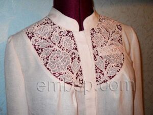 Lace plastron fsl0027
