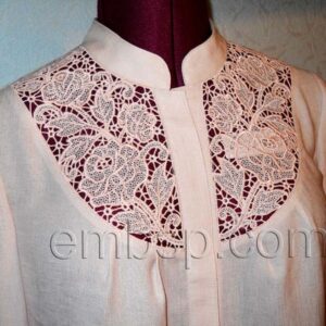 Lace plastron fsl0027