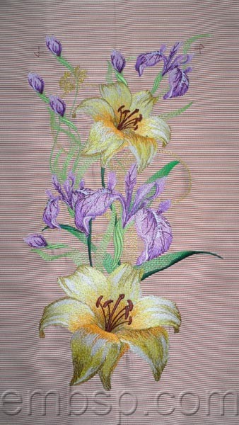 Lilies and Irises flw0076