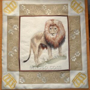 King of beasts Panel lio0006 (for hoop 197*281 mm)