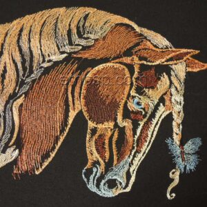 Horse with butterfly hrs0005