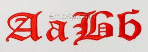 Russian font f0018_30 mm
