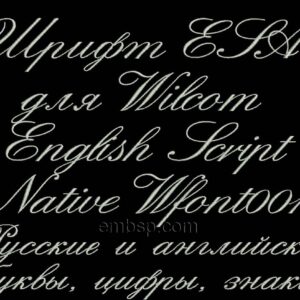 ESA Font Wfont001