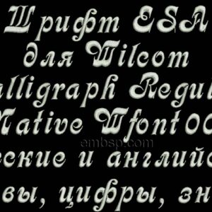 ESA Font Wfont002
