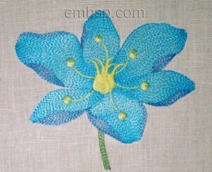 Blue flower flw0094