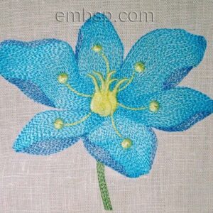 Blue flower flw0094