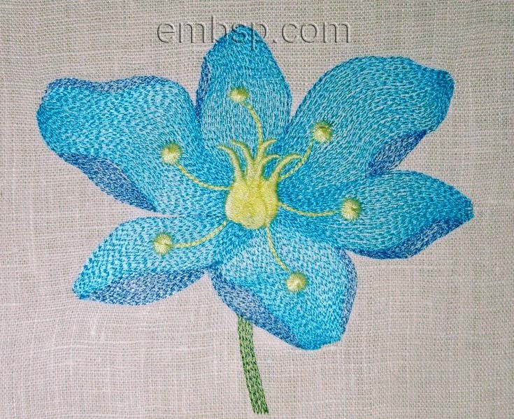 Blue flower flw0094