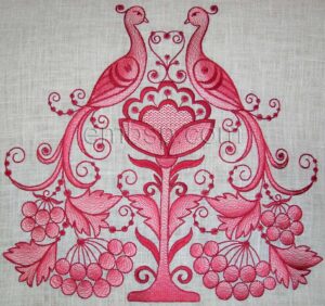 Towel with birds wed0005_140x200 (+4 parts)