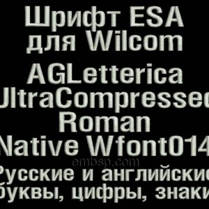 ESA Font Wfont014