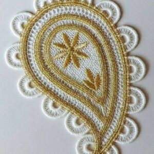 Lace paisley elements (two designs) fsl0038