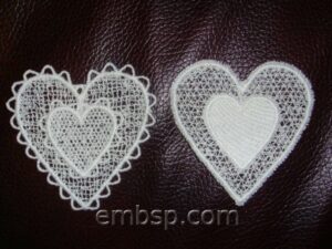 Lace hearts fsl0042 (2 designs)