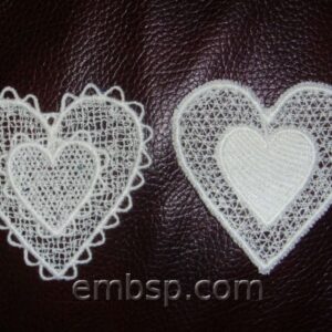 Lace hearts fsl0042 (2 designs)