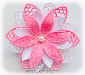 3D Lace Flower fsl0044