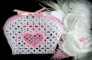 Lace Basket for Jewelry fsl0045