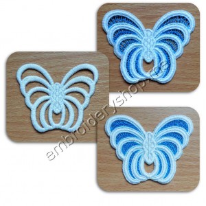 Lace Butterflies (3 designs) fsl0047
