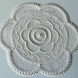 Lace Flower Doily fsl0057