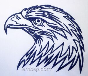 Machine embroidery design Eagle brd0047