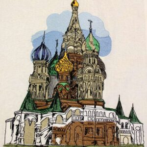 Embroidery Design St Basil's Church smb0023
