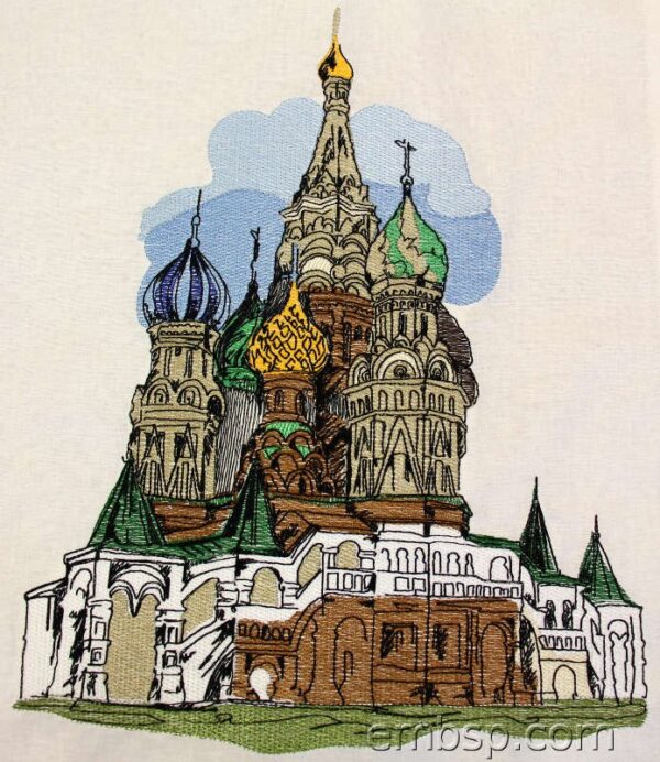 Embroidery Design St Basil's Church smb0023