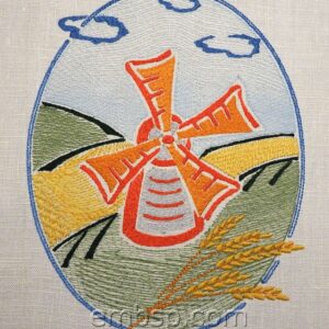 Embroidery Design Moulin Rouge art0025