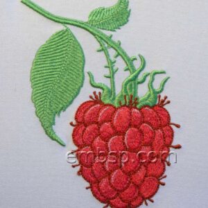 Machine embroidery design Raspberry frt0009