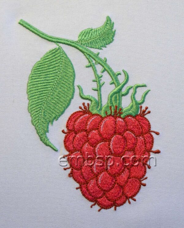 Machine embroidery design Raspberry frt0009