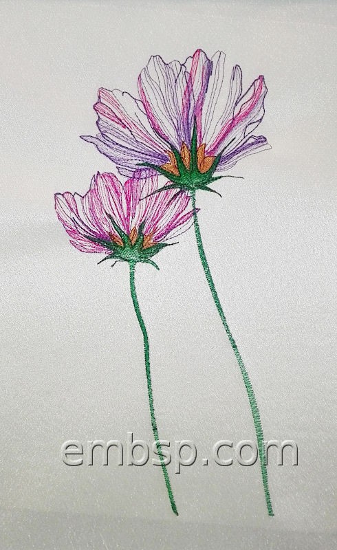 Machine embroidery design Tenderness flw0132