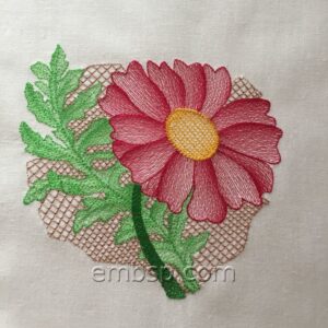 Machine embroidery design Flower flw0133