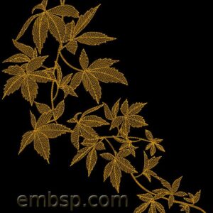 Machine embroidery design Golden Night Lvs0007