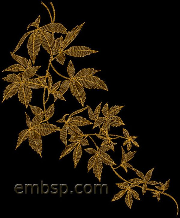 Machine embroidery design Golden Night Lvs0007