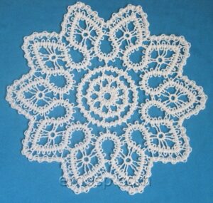 Machine Embroidery Design Lace Flower fsl0059