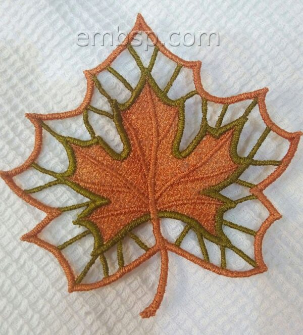 Machine embroidery design Lace Leaf fsl0066