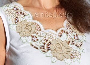 Machine embroidery design Cutwork "Flower Fantasy" cut0052