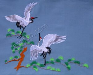 Machine embroidery design Cranes (4 parts) brd0055
