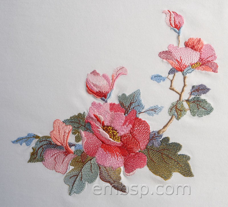 Machine embroidery design Morning kiss flw0135