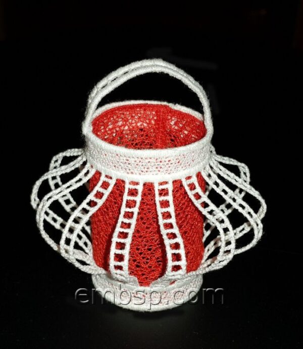 Machine embroidery design Lace Lantern fsl0067
