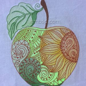 Machine embroidery design Apple of life art0028_180x219