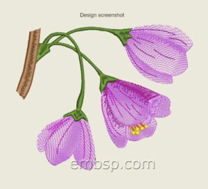 Machine embroidery design Flowers flw0141