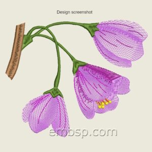 Machine embroidery design Flowers flw0141