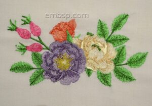 Machine embroidery design Neskutchny gardens flw0142
