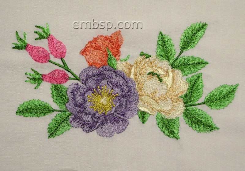 Machine embroidery design Neskutchny gardens flw0142