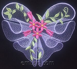 Machine embroidery design Bouquet flw0144